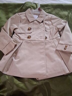 Kids Beige Trench Dress